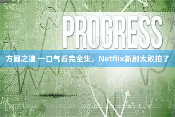 方圆之道 一口气看完全集，Netflix新剧太敢拍了